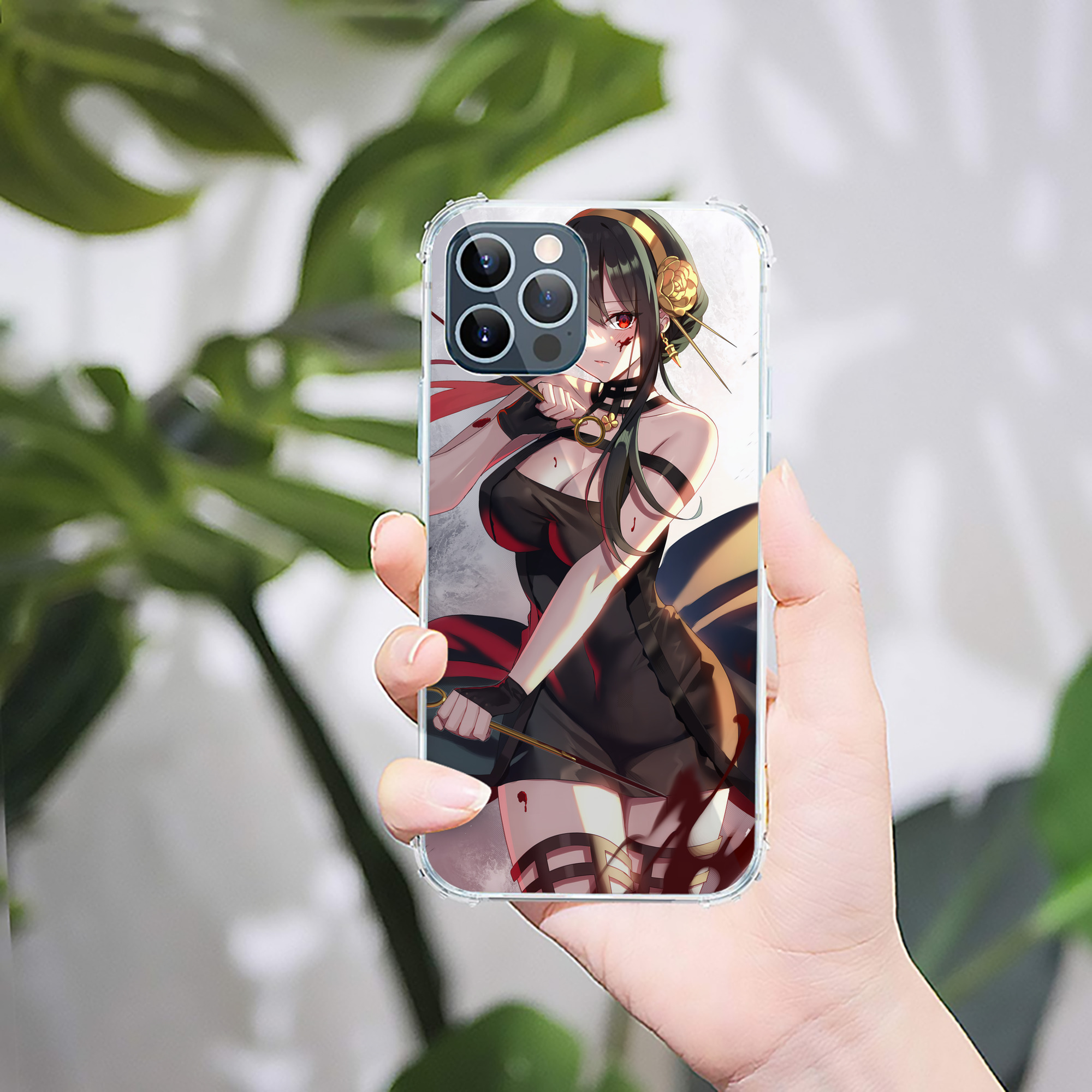 （画像用） SPY×FAMILY间谍家家酒 【iPhone 12シリーズ対応】透明スマホケース（クリアソフトケース）